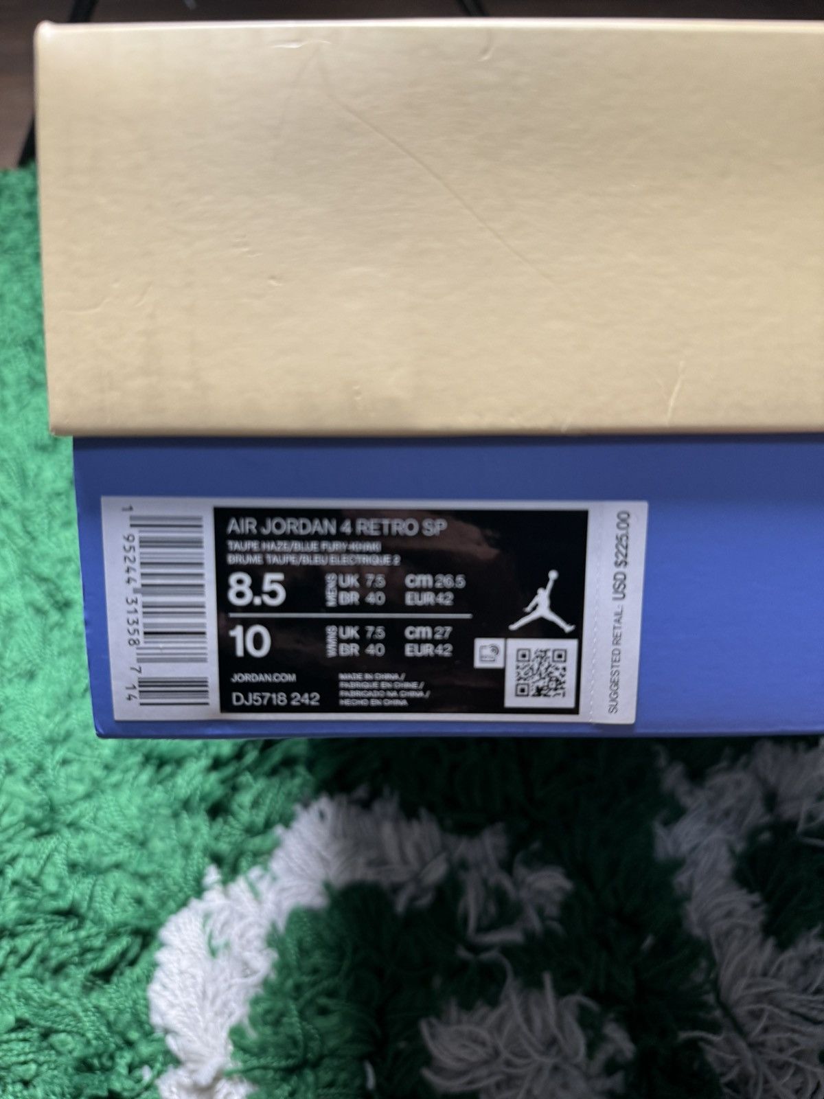 Jordan Brand × Union LA Unión X Jordan Retro 4 ‘Taupe Haze’ Size US 8.5 / EU 41-42 - 7 Thumbnail