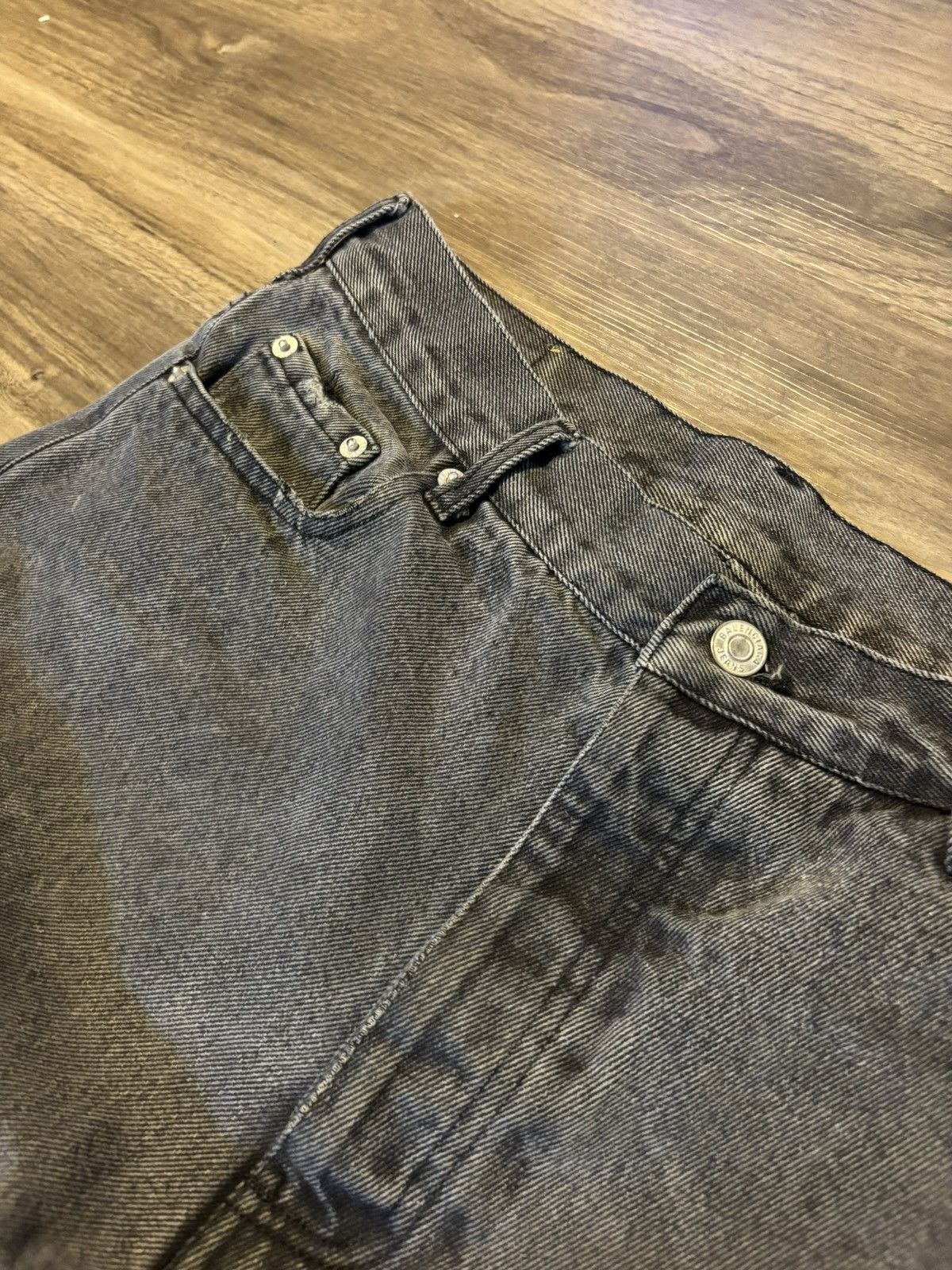 Other WASHED BLACK BAGGY DENIM Size US 32 / EU 48 - 2 Thumbnail