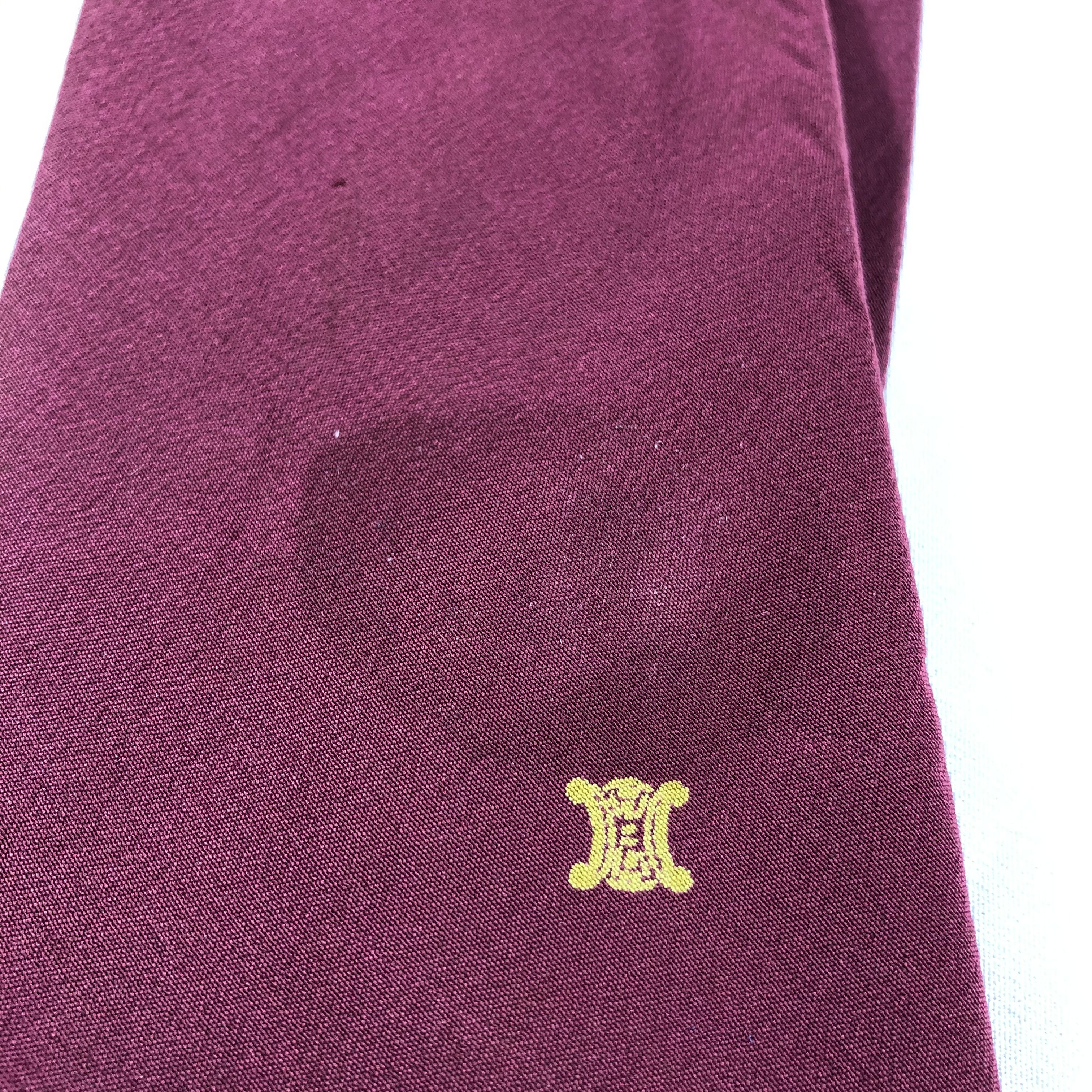 Celine × Vintage Celine Silk Neck Ties T57 Size ONE SIZE - 8 Thumbnail