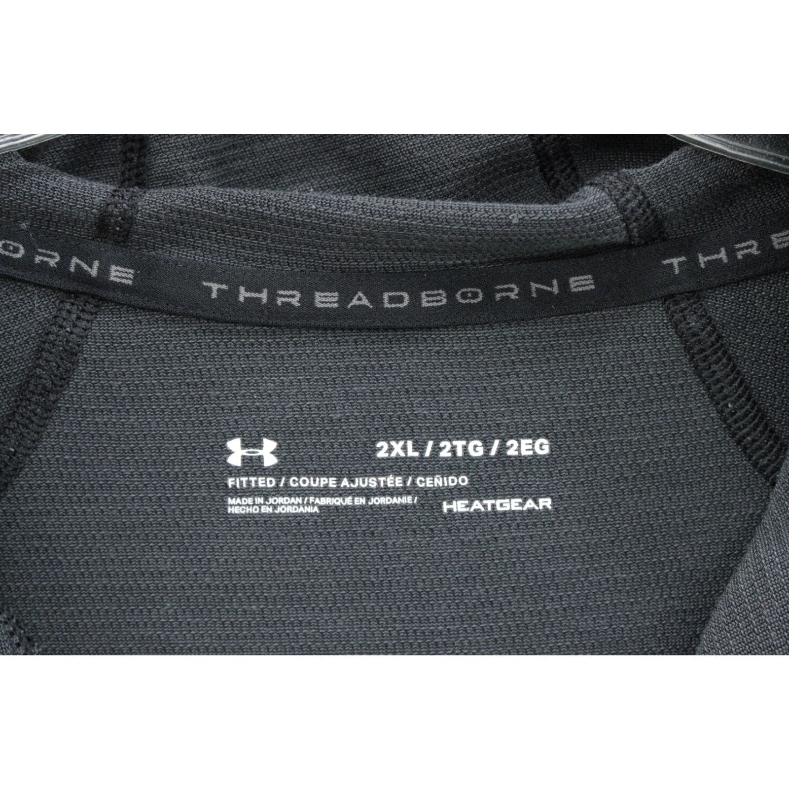 Under Armour Under Armour Threadborne Pullover Mens XL Gray HeatGear Hoodie Athletic Zip Hoodie Size US XL / EU 56 / 4 - 4 Thumbnail