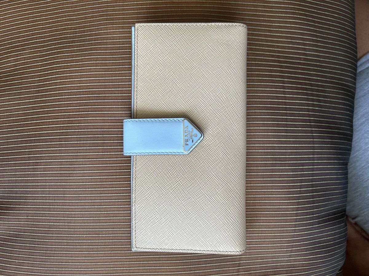 Prada Large Saffiano and smooth leather wallet Size ONE SIZE - 3 Thumbnail