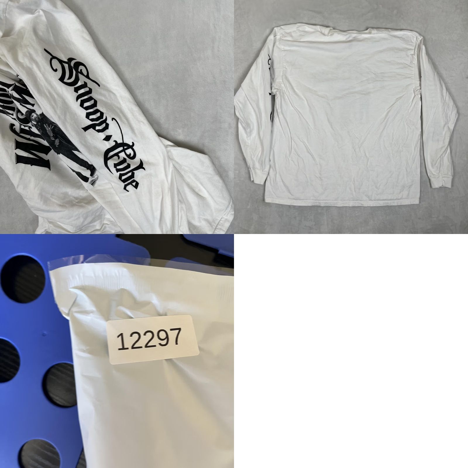 Vintage Mount Westmore Long Sleeve T-Shirt Mens 2XL White Graphic Print Hip Hop Rap Size US XXL / EU 58 / 5 - 8 Thumbnail