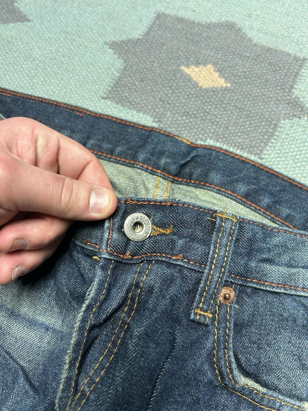Vintage Vtg Levi’s offender jeans low rise straight leg dark 31x34 Size US 31 - 9 Thumbnail