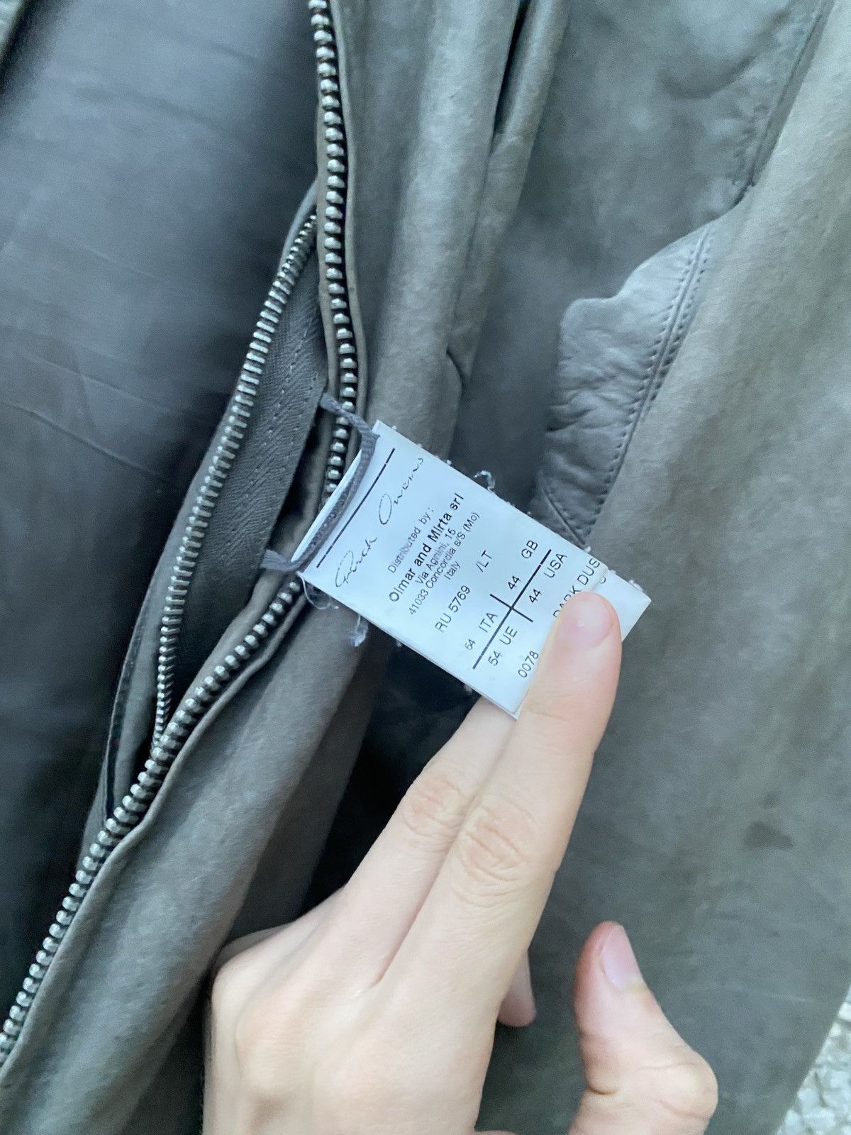 Rick Owens S/S 13 “ISLAND” Cow Leather Panelled Biker Jacket Rick Owens Size US L / EU 52-54 / 3 - 9 Thumbnail