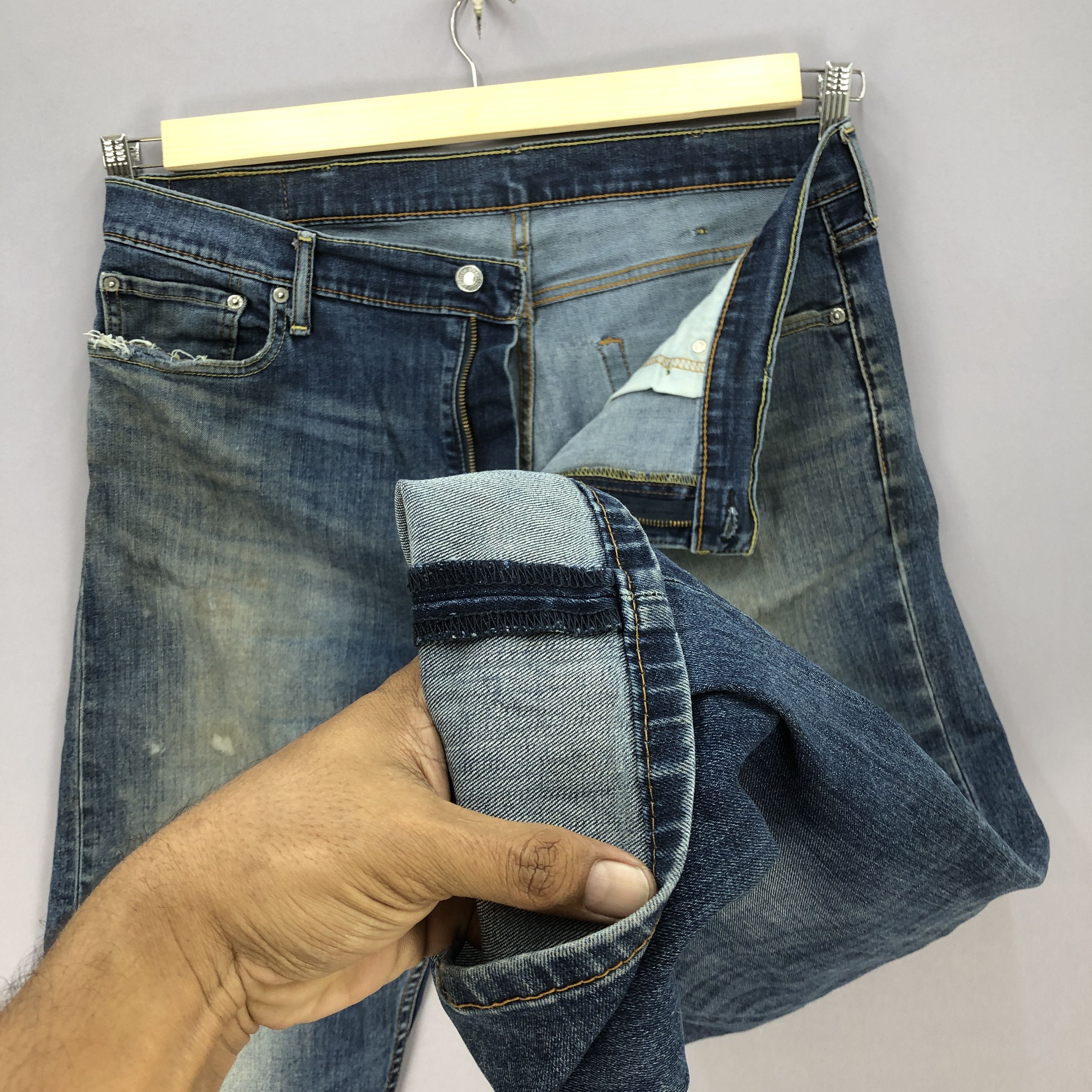 Levi's Vintage Levis Distressed Jeans Levi's Ripped Denim Pants Size US 38 / EU 54 - 11 Thumbnail