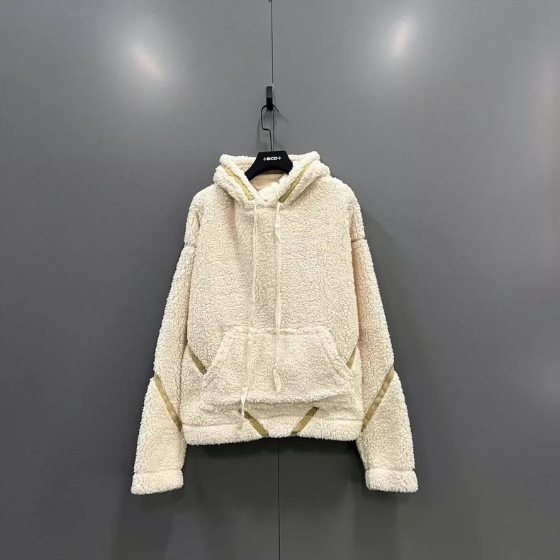 Greg Lauren greg lauren Beige fleece hoodie 2506-Nextarrow Size M / US 6-8 / IT 42-44 - 1 Thumbnail