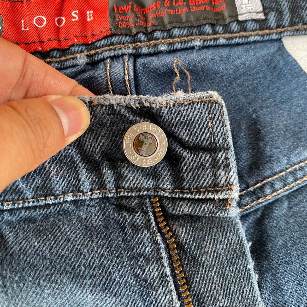 Levi's Vintage Clothing VINTAGE 1994 LEVIS SILVERTAB LOOSE BAGGY FADED BLACK W32X30" Size US 32 / EU 48 - 11 Thumbnail