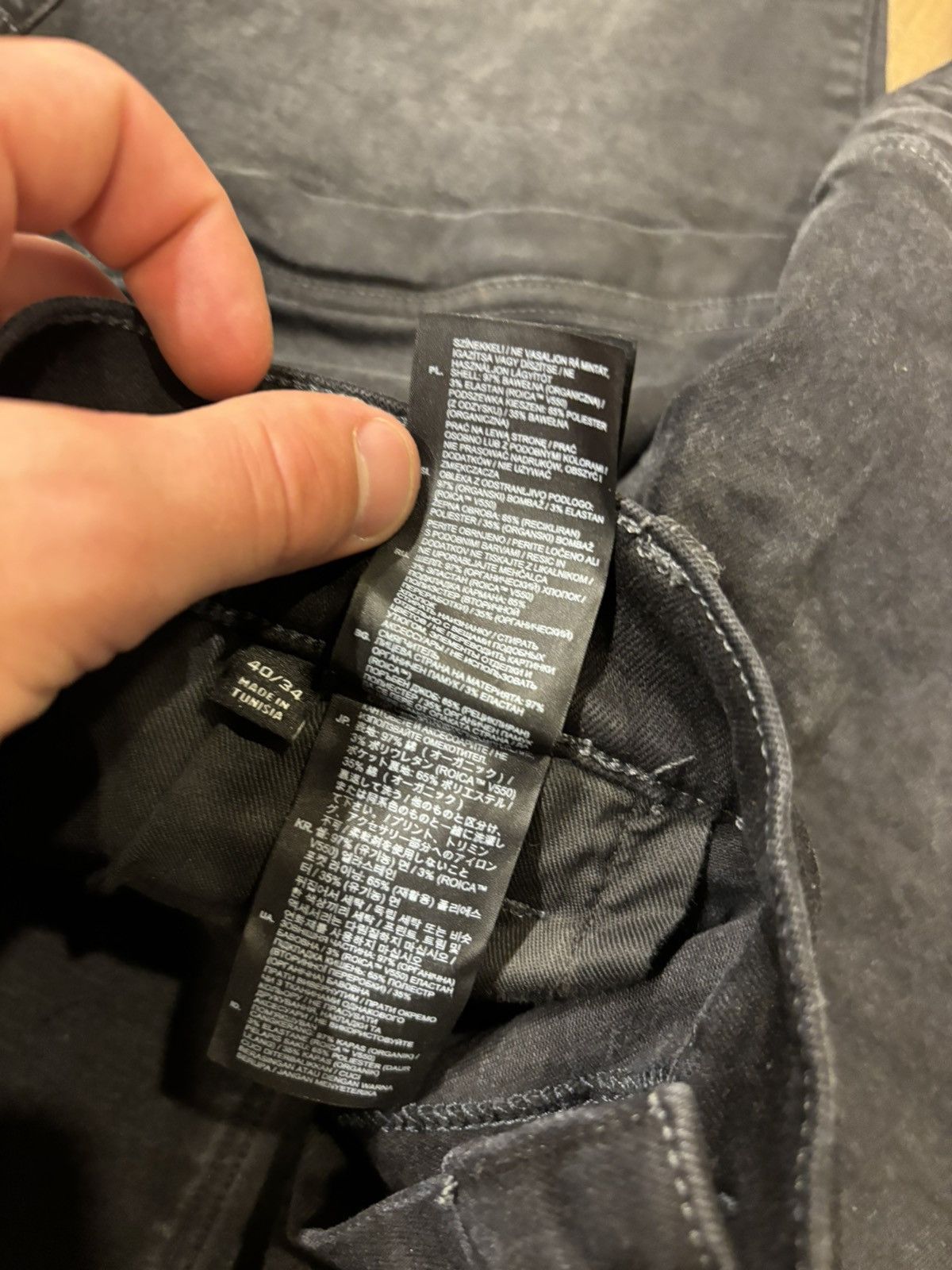 G-Star GStar Raw Rackam Denim Jeans Size US 34 / EU 50 - 9 Thumbnail