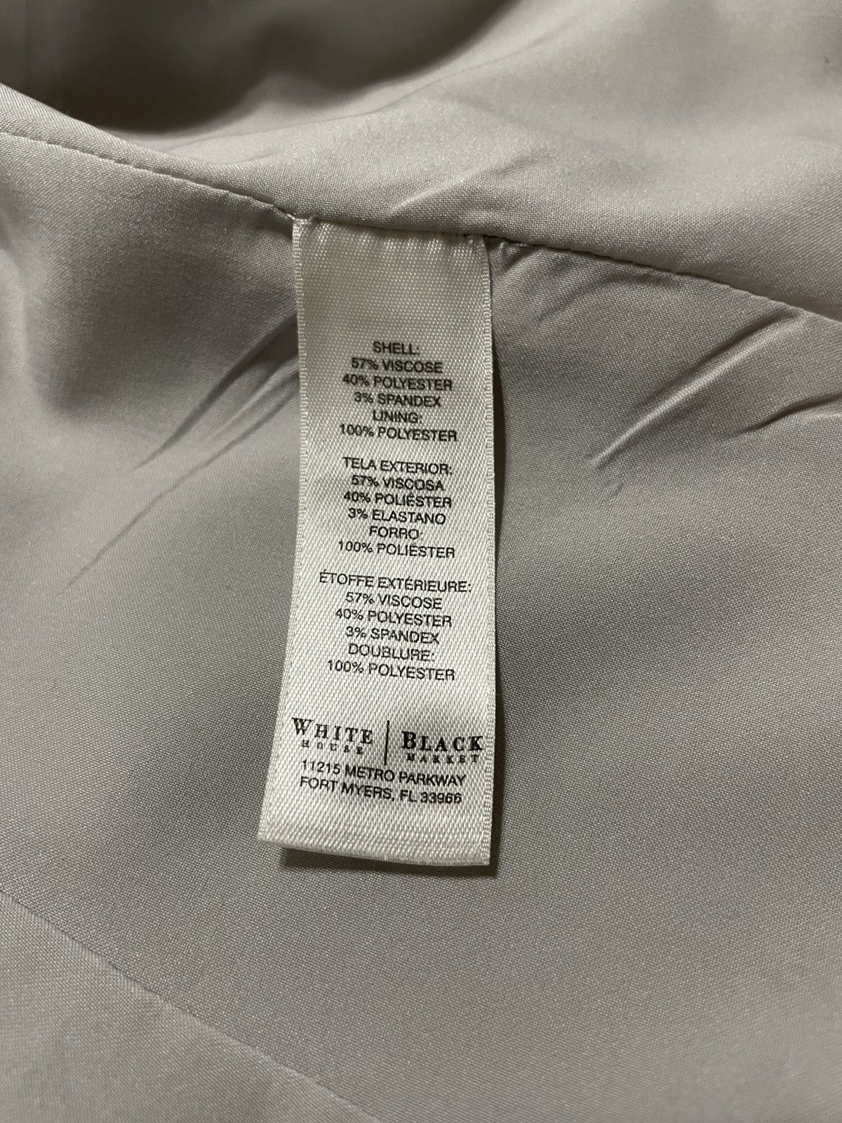 White House Black Market White House Black Market 3/4 Sleeve Blazer Size L / US 10 / IT 46 - 4 Thumbnail