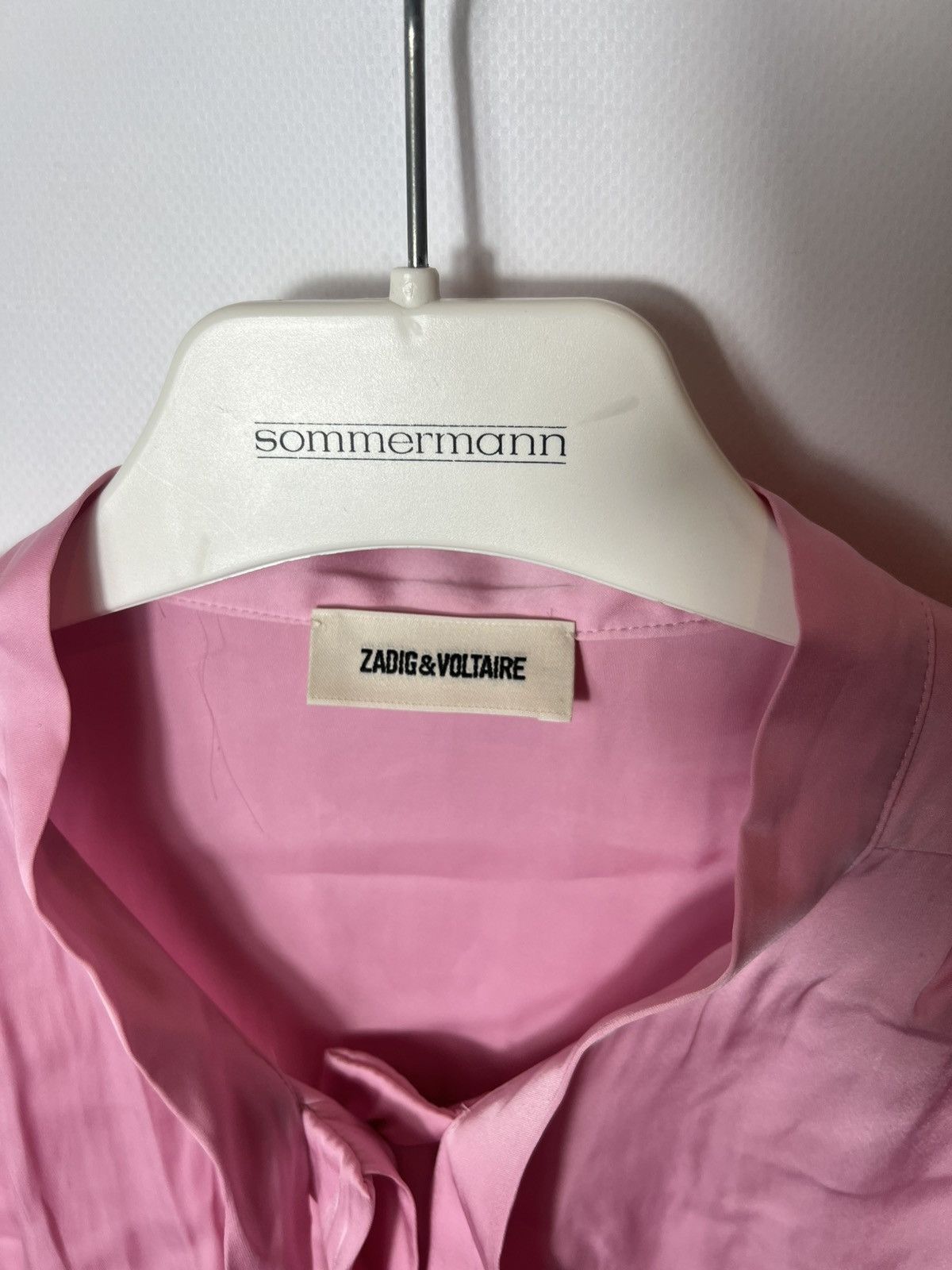 Zadig & Voltaire Vintage luxury Zadig & Voltaire 3/ sleeves Pink Blouse Size L / US 10 / IT 46 - 6 Thumbnail