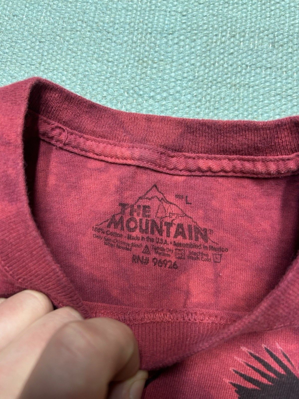 Vintage The mountain tie dye t shirt Native American wolf horse L Size US L / EU 52-54 / 3 - 4 Thumbnail