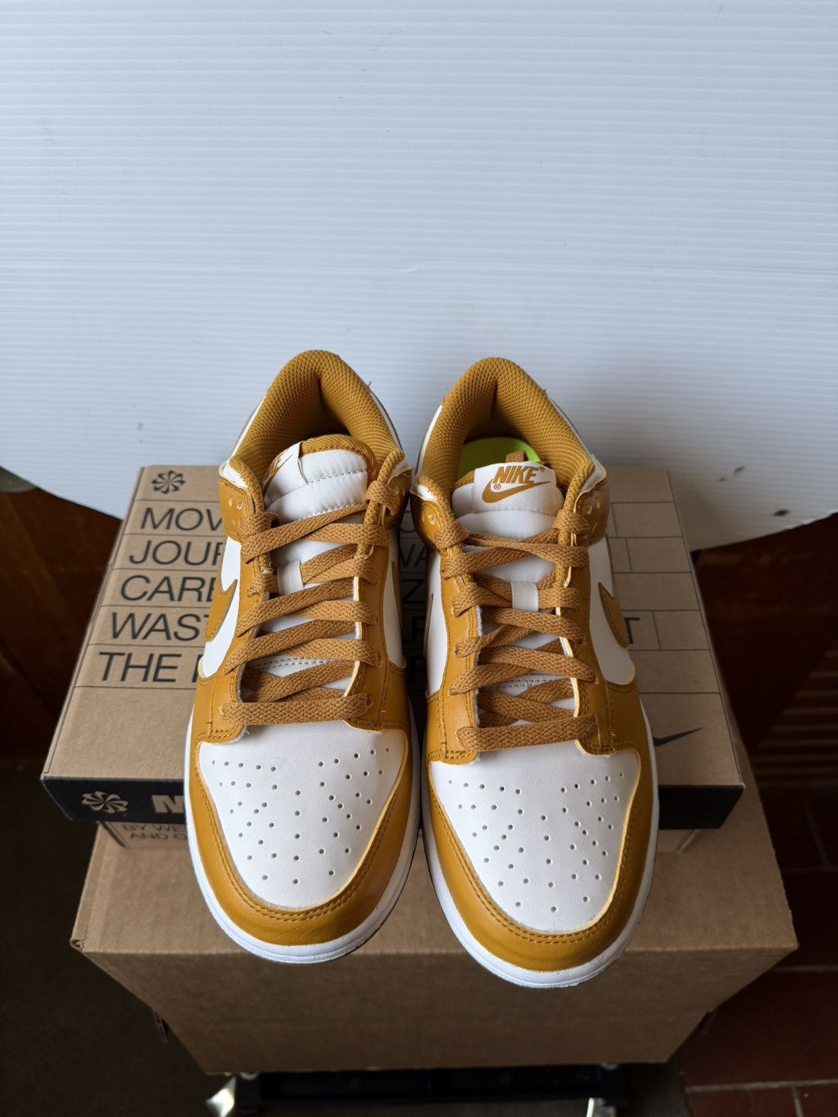 Nike Nike Dunk - Phantom/ Gold - size 7w - 5.5m Size US 7 / IT 37 - 3 Thumbnail