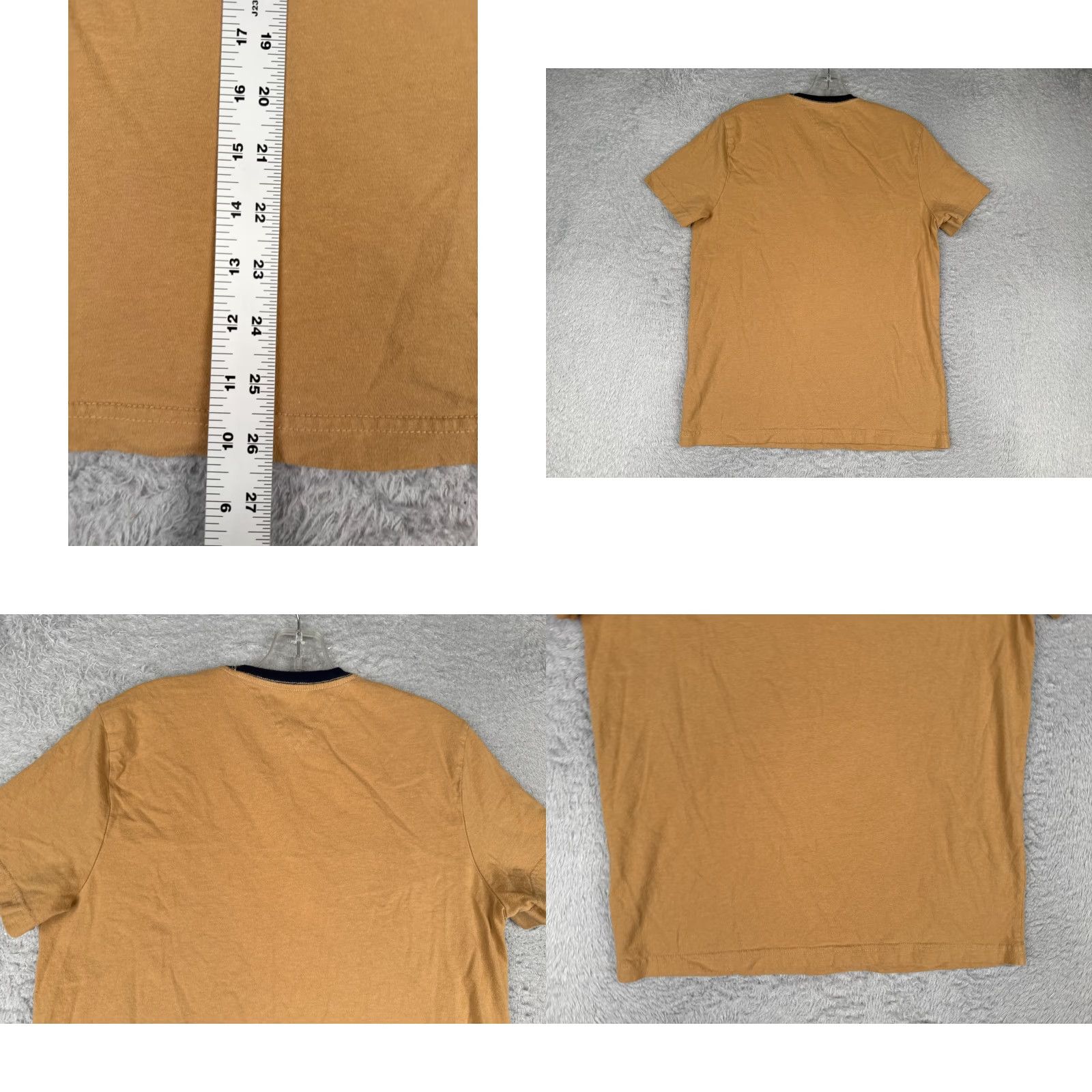 Tommy Hilfiger Tommy Hilfiger Shirt Men Small Petite Beige Crew Neck Cotton Short Sleeve Shirt - Tommy Hilfiger Shirt Men Small Beige Crew Neck Short Sleeve Cotton Size US S / EU 44-46 / 1 - 9 Thumbnail