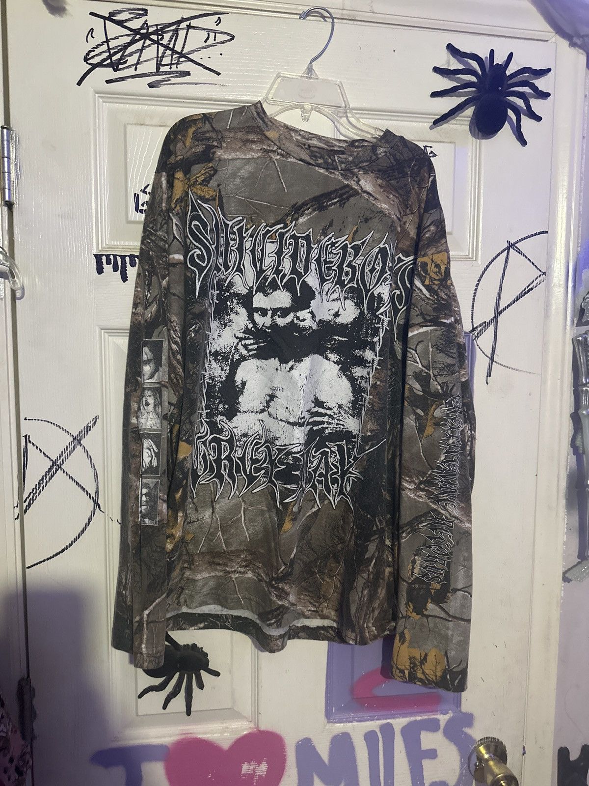 G59 Records 2022 greyday camo $uicideboy$ long sleeve t Size US M / EU 48-50 / 2 - 1 Thumbnail