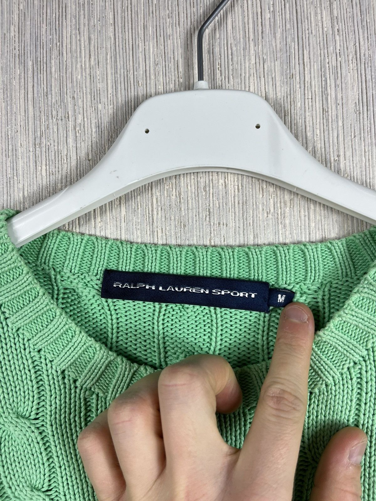 Ralph Lauren × Ralph Lauren Sport × Vintage Vintage Ralph Lauren Sport cable knit braid sweater knitted Size M / US 6-8 / IT 42-44 - 12 Thumbnail