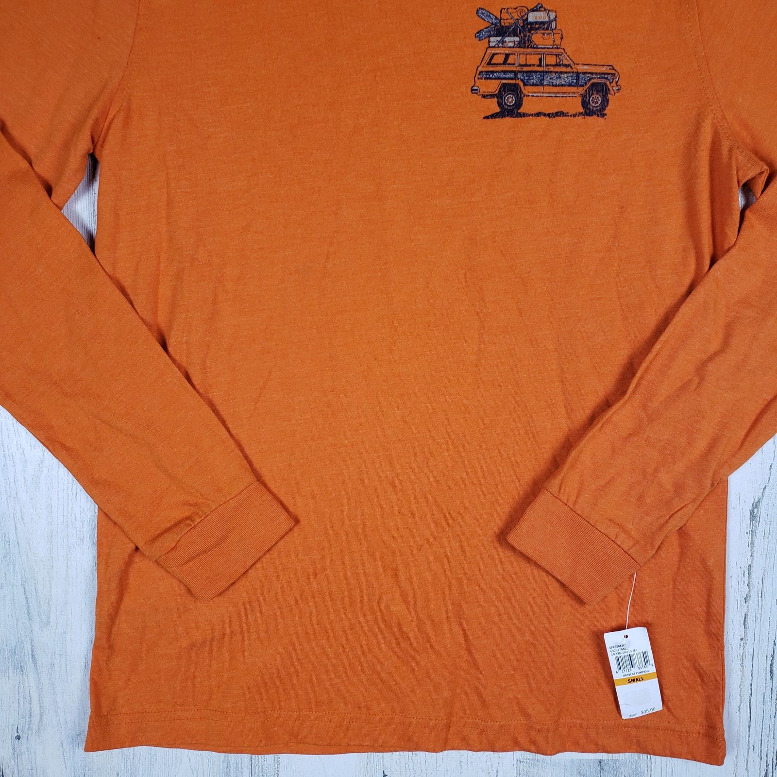 Izod NWT Izod Saltwater Orange Jeep Long Sleeve Tee Size Small Size US S / EU 44-46 / 1 - 4 Thumbnail