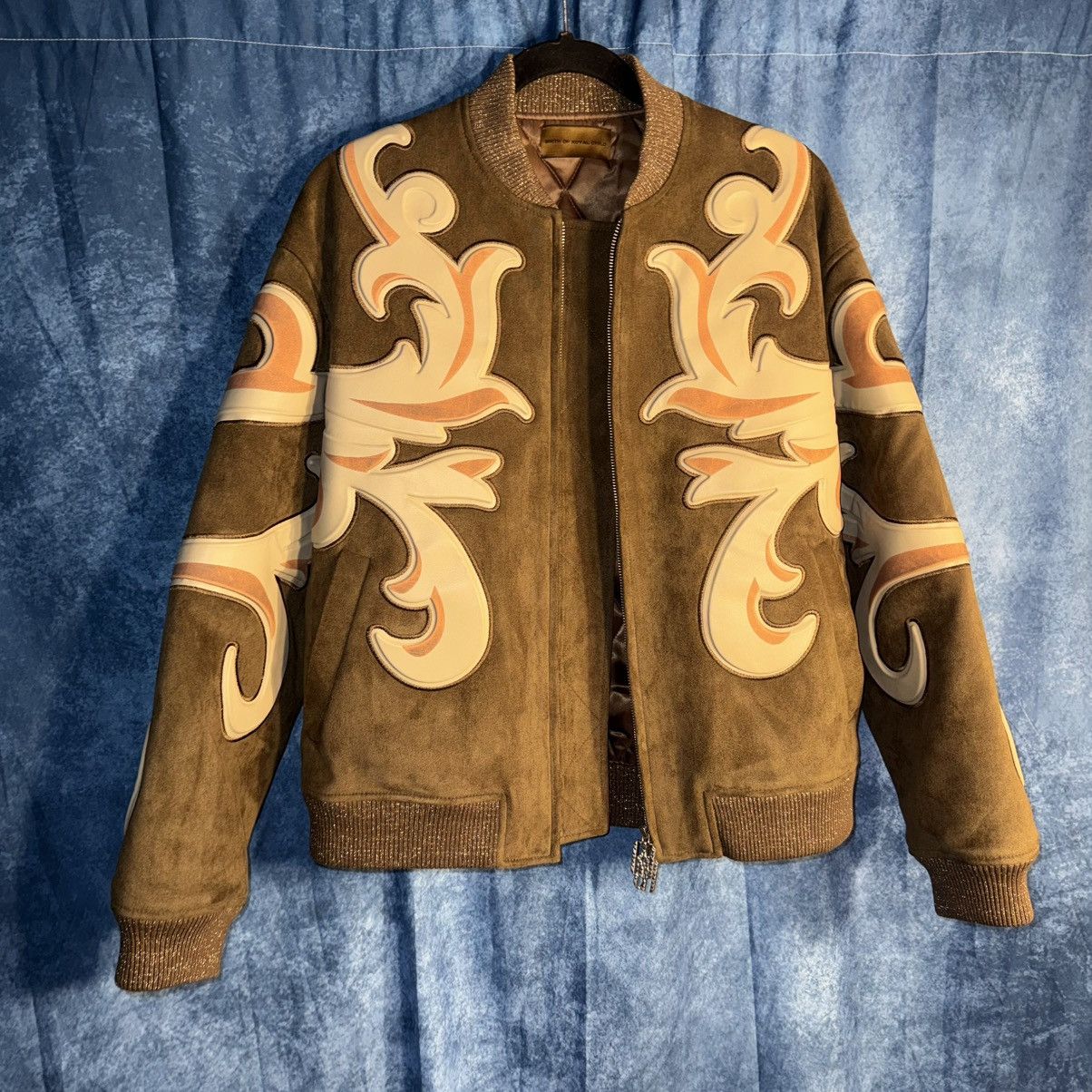 Birth of Royal Child Birth Of Royal Child Patchwork Suede Bomber Jacket Size US M / EU 48-50 / 2 - 1 Thumbnail