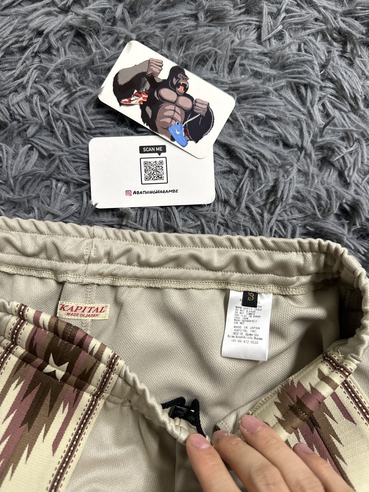 Kapital Kapital Kochi & Zephyr Track Pants Beige Frontline Size US 34 / EU 50 - 5 Thumbnail