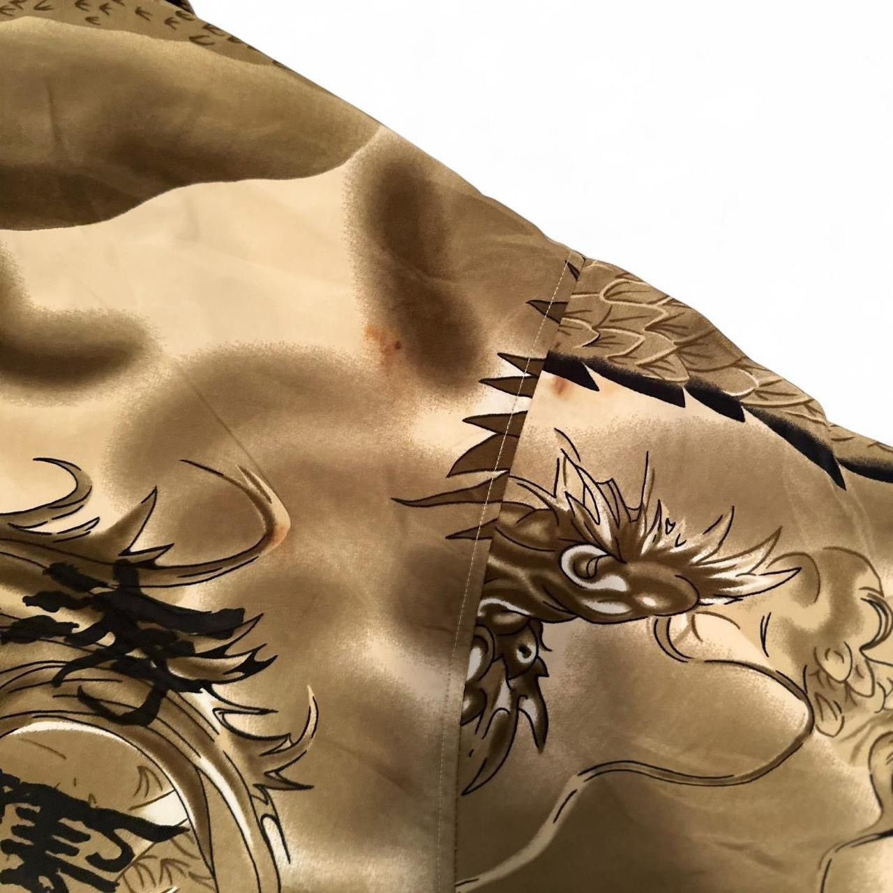 Other ZAM Dragon Print Satin Button-Up Shirt (Size 2XL) Size US XXL / EU 58 / 5 - 5 Thumbnail