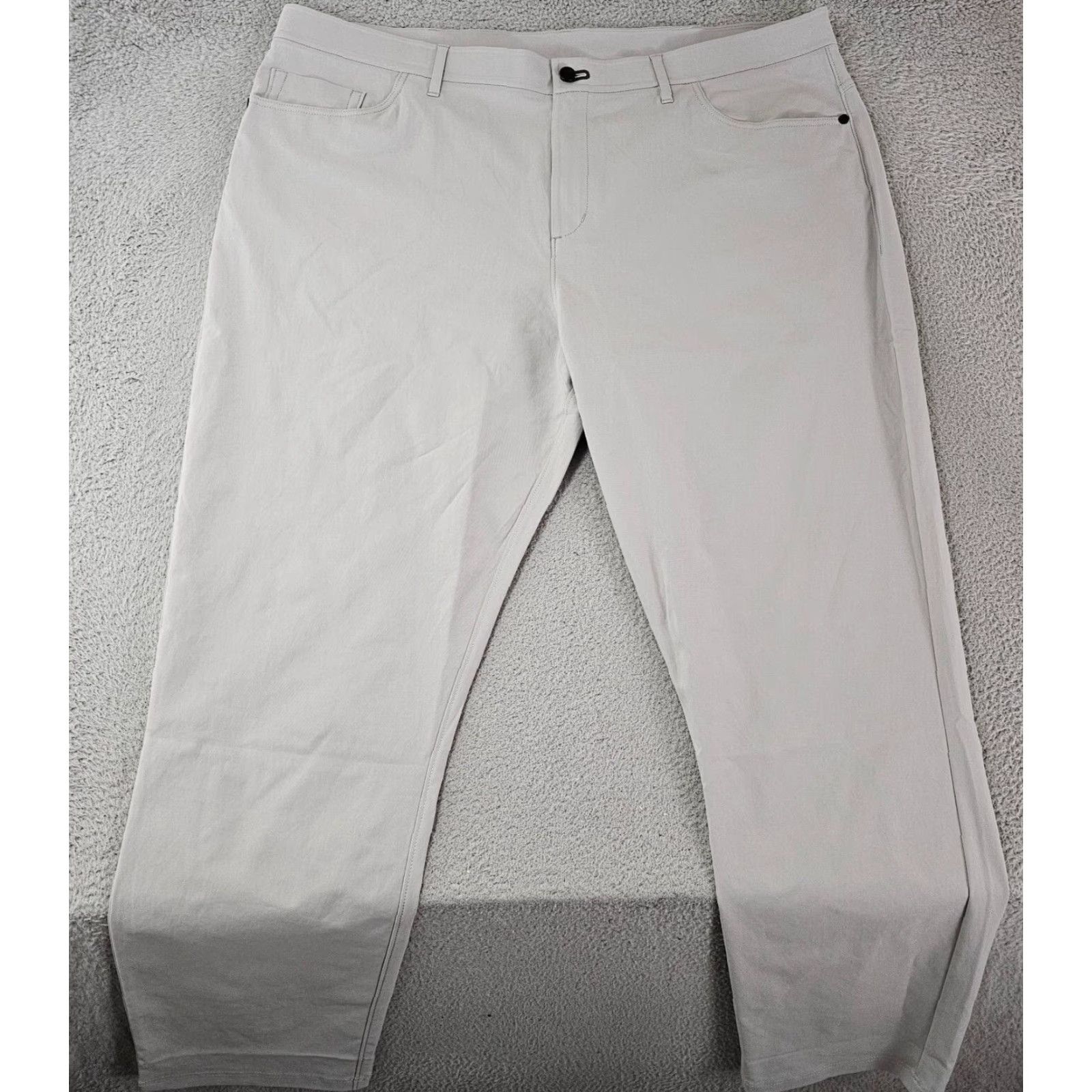 Vintage Public Rec Pants Mens 44x31 Grey Straight Chino Workday Pant Regular Size US 44 / EU 60 - 2 Thumbnail