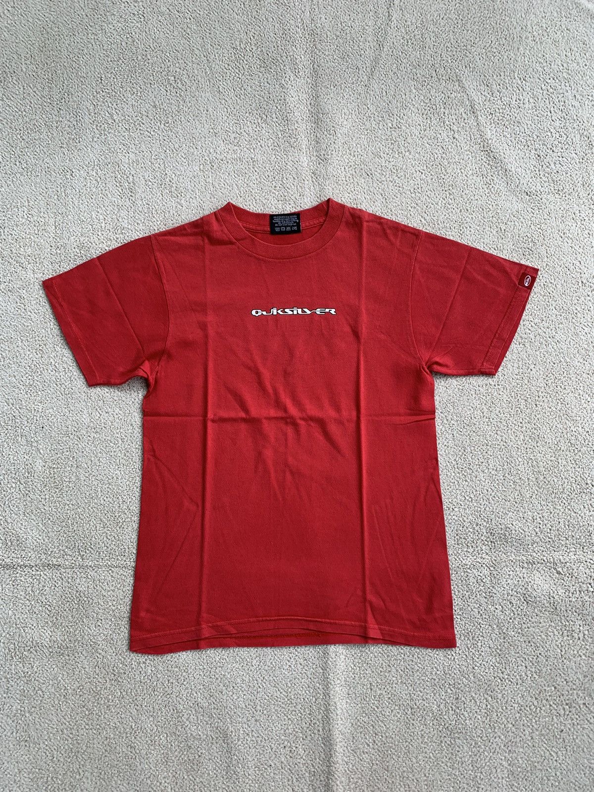 Quiksilver × Vintage Quiksilver vintage big back logo t-shirt tee Size US S / EU 44-46 / 1 - 2 Thumbnail