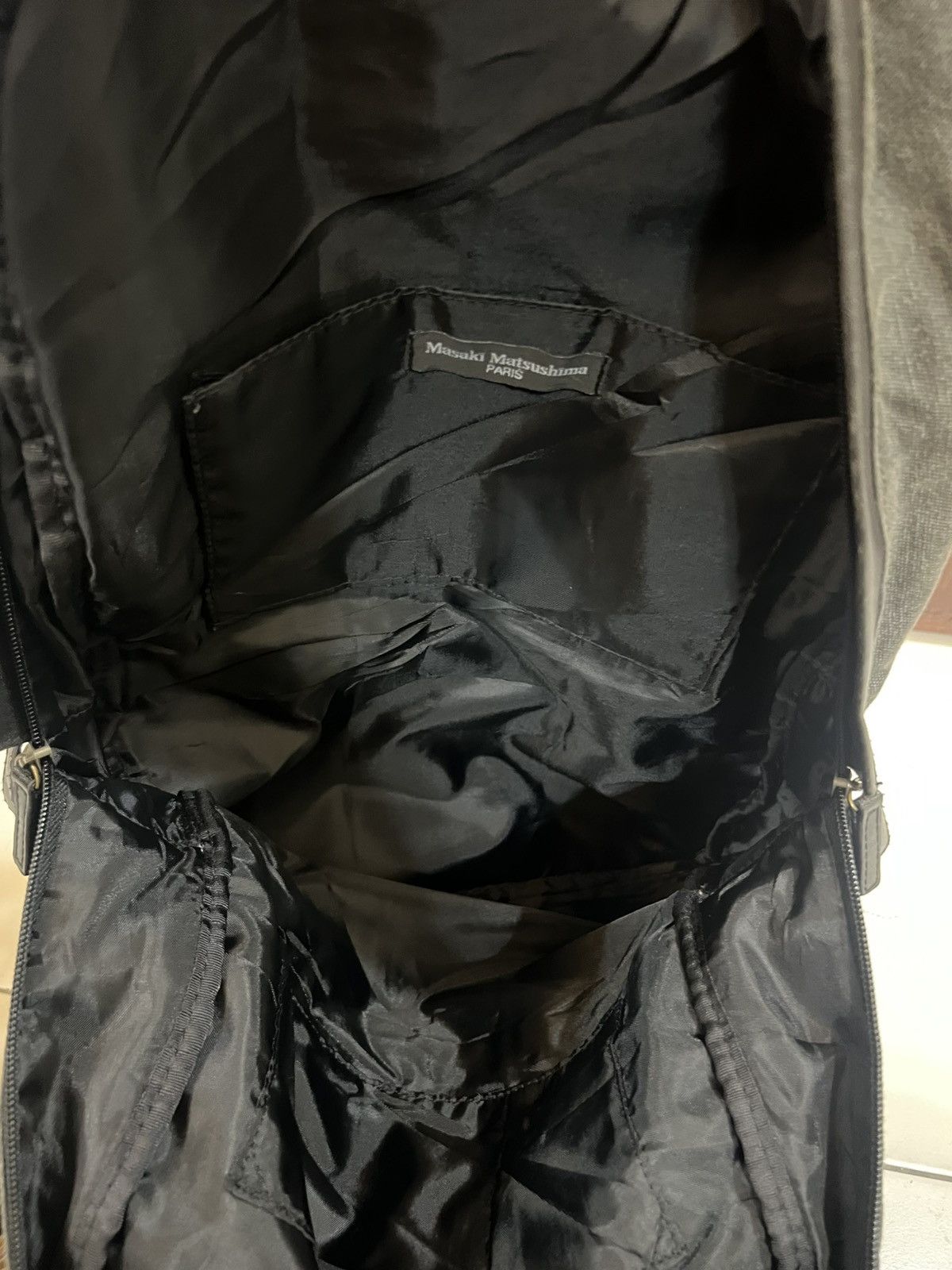 Japanese Brand Masaki Matsushima Paris Backpack Size ONE SIZE - 7 Thumbnail