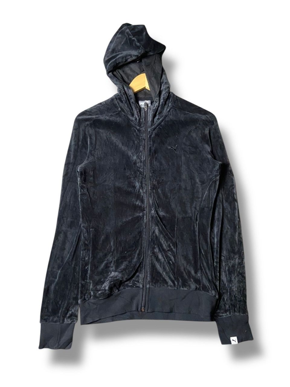 Puma Puma Pocketable Full Zip Hooded Velvet Jacket (172) Size US S / EU 44-46 / 1 - 1 Thumbnail