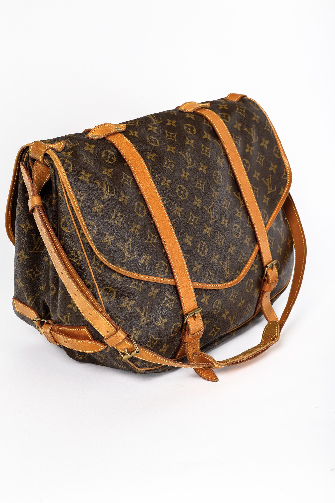 Louis Vuitton Louis Vuitton Saumur Monogram Canvas Large Satchel Size ONE SIZE - 6 Thumbnail