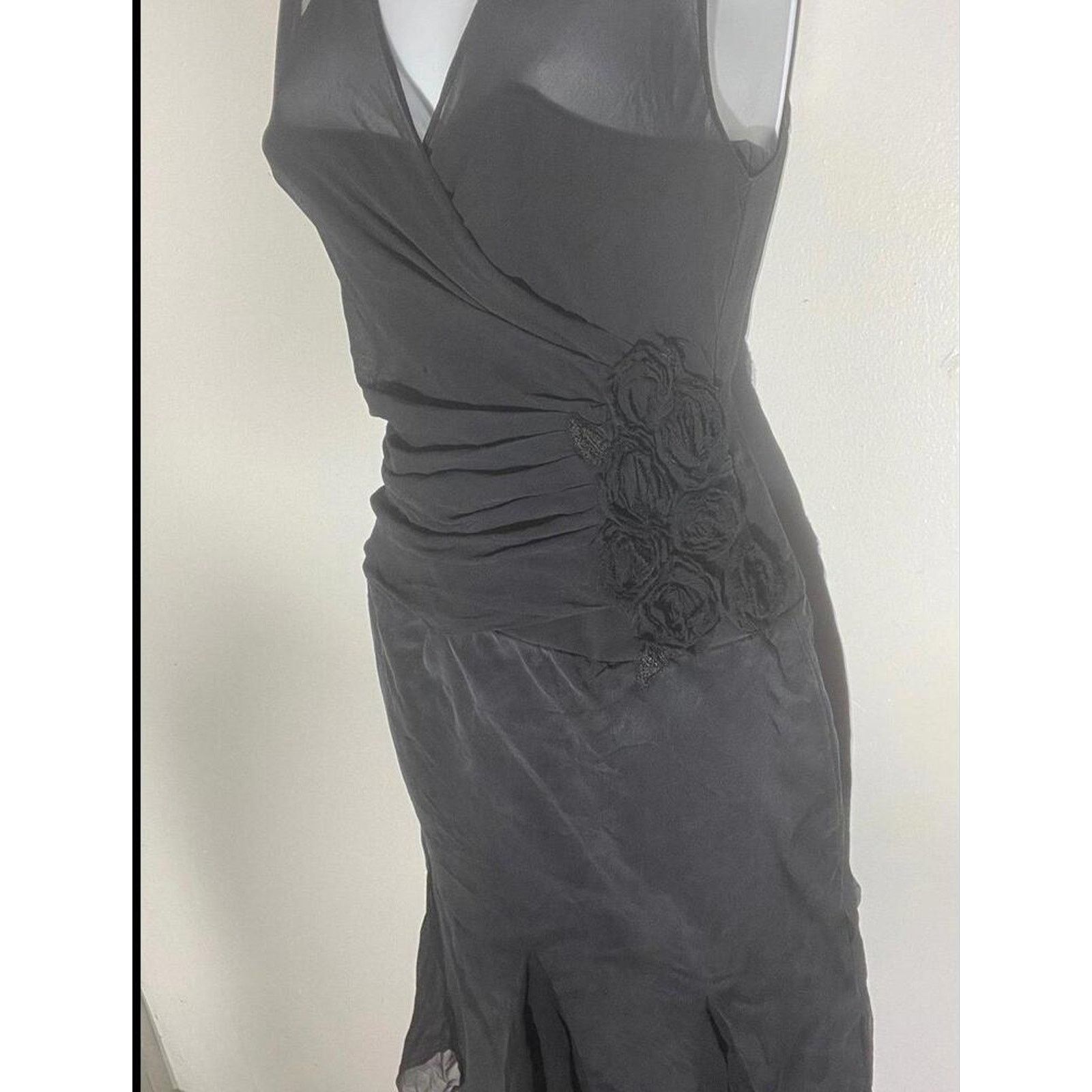 Big John Teri jon 100% silk dress Sweet and Romantic Size M / US 6-8 / IT 42-44 - 4 Thumbnail