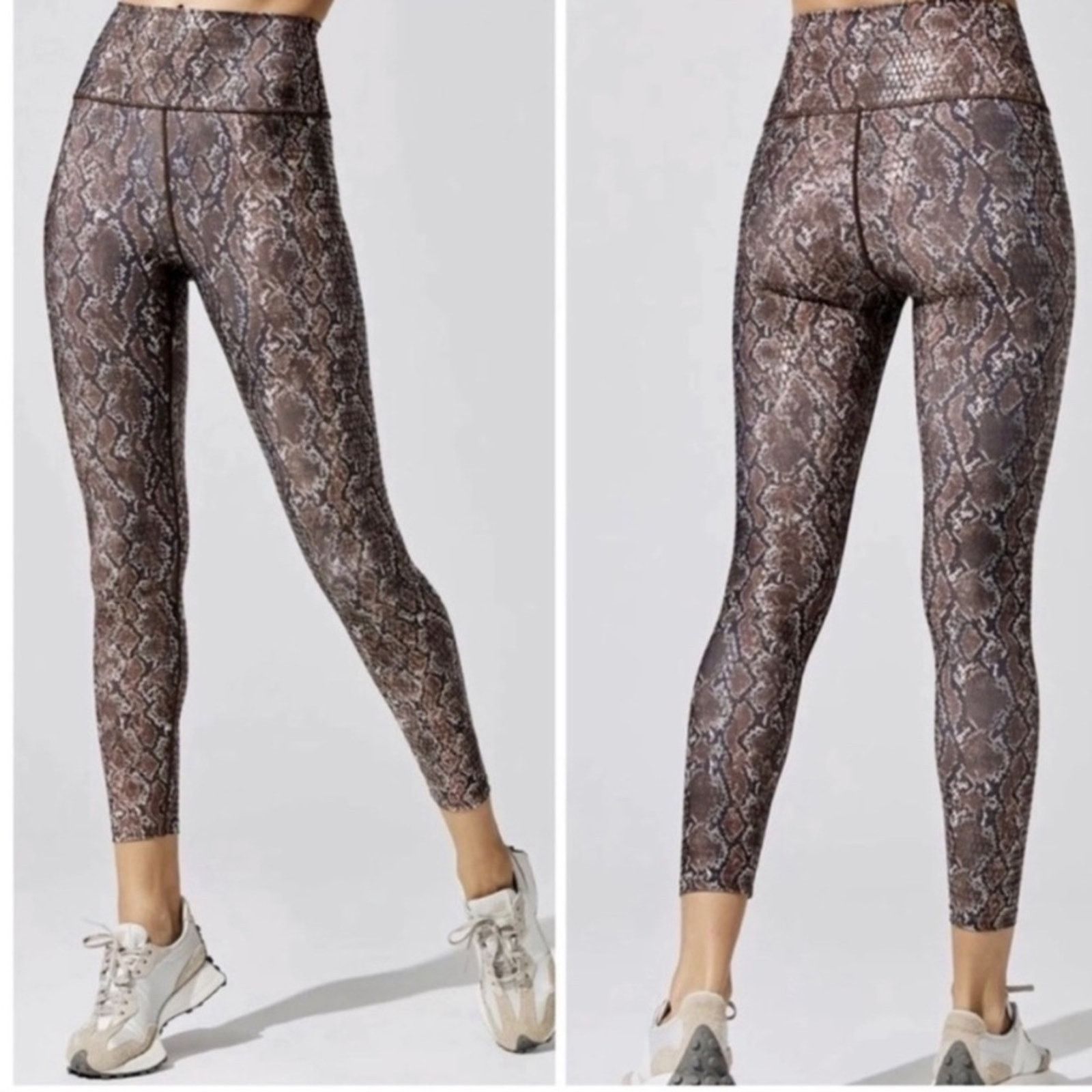 Carbon Carbon38 $120 High Rise 7/8 Legging True Snake Sz S NWOT Size 22" - 4 Thumbnail