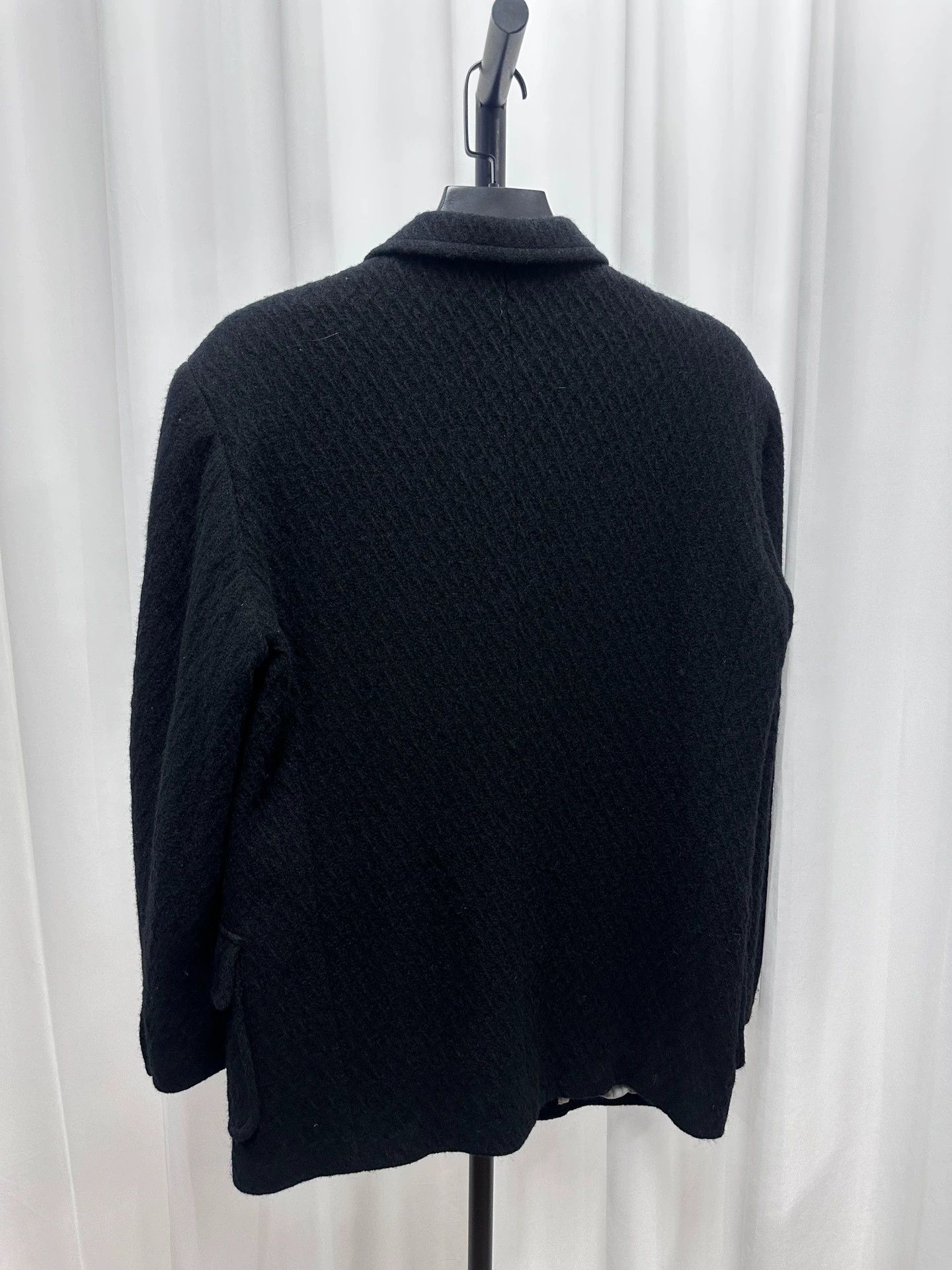 Yohji Yamamoto Yohji Yamamoto LQ Men Pkt Wool Blazer Diamond Textured Size US L / EU 52-54 / 3 - 4 Thumbnail