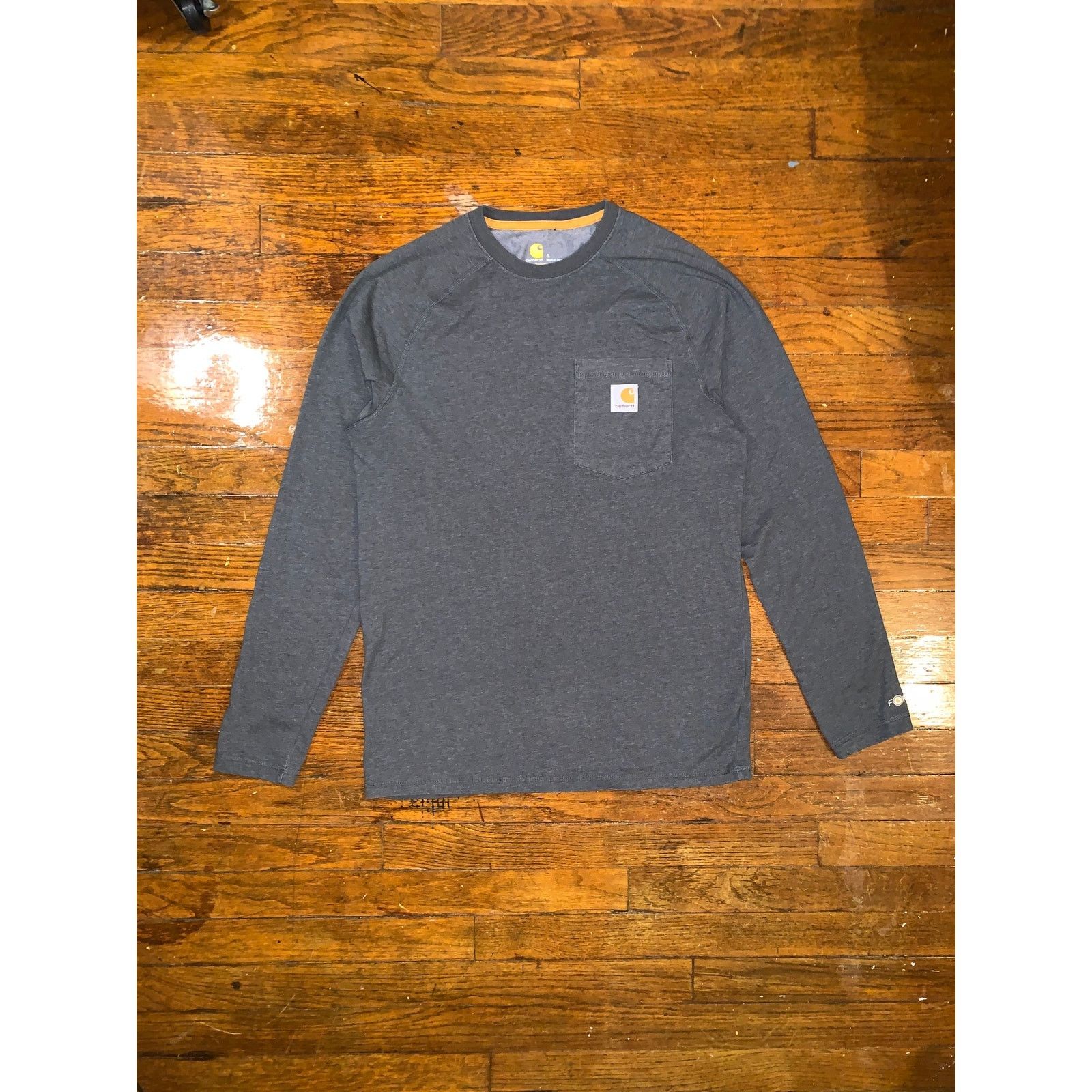Carhartt Carhartt Force Long Sleeve Pocket T Shirt S Gray Workwear Size US M / EU 48-50 / 2 - 1 Thumbnail