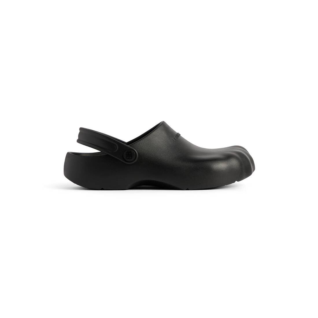 o1s1rm0326 Sunday Molded Mules in Black