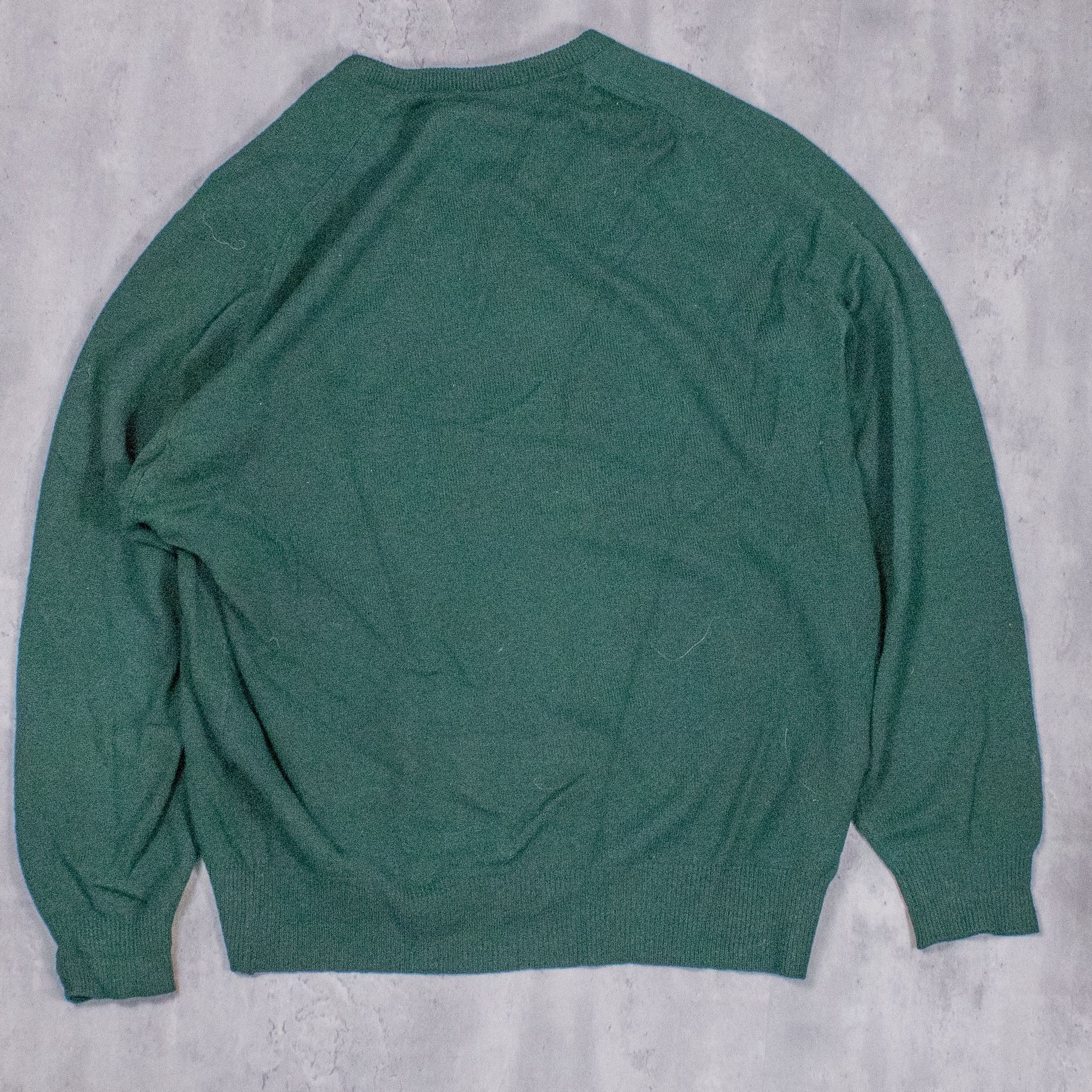Lil Yachty Vintage 1990s Larry Golf Club V Neck Knitted Sweater Size US XL / EU 56 / 4 - 8 Thumbnail