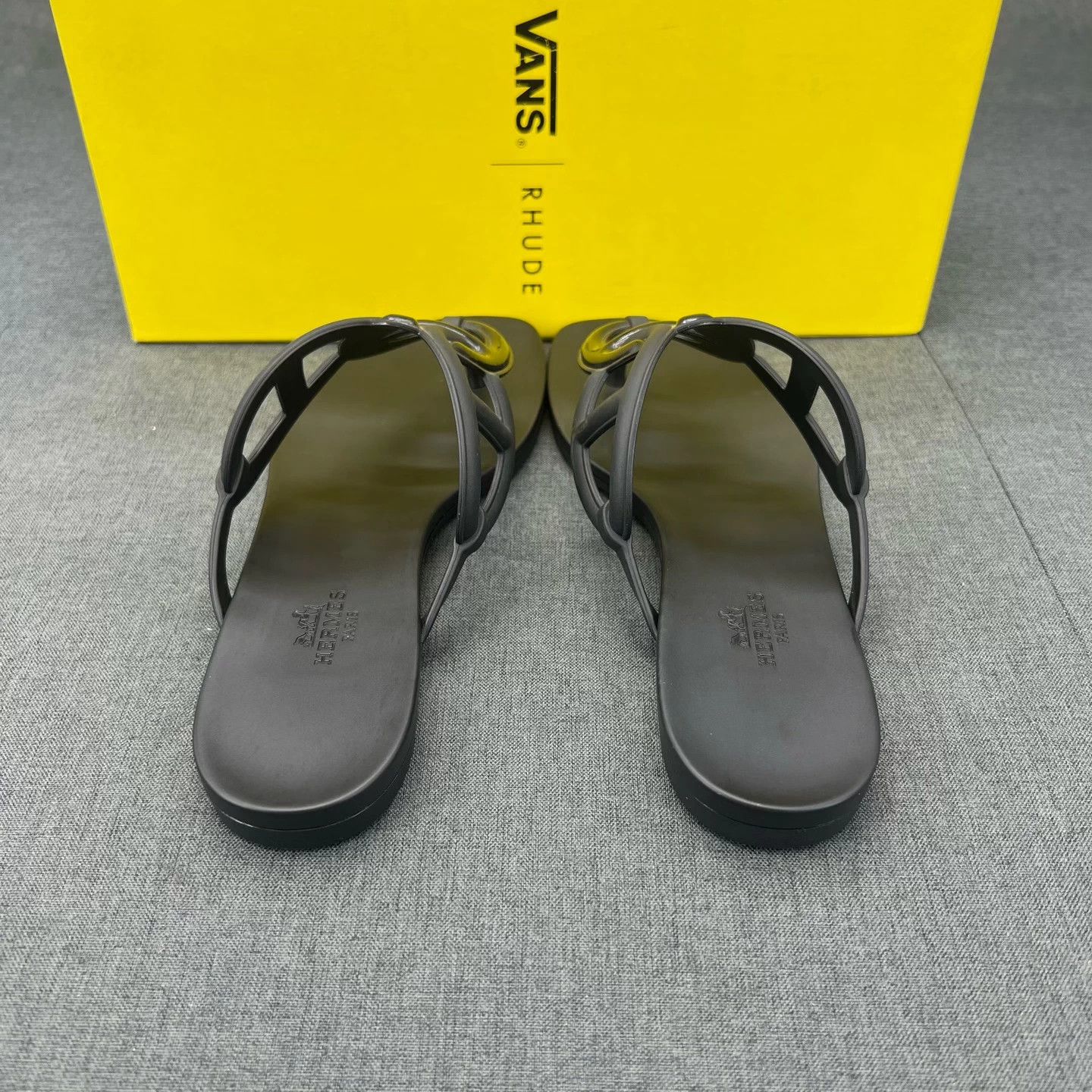 Hermes Hermes Egerie Black Slippers 38 Size US 7.5 / IT 37.5 - 5 Thumbnail