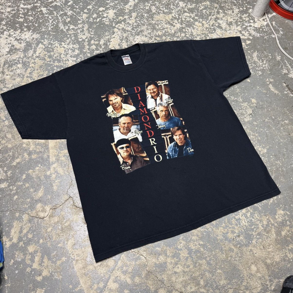 Band Tees Vintage Diamond Rio Country Music Artist Tour Tshirt Y2K Size US XXL / EU 58 / 5 - 2 Thumbnail
