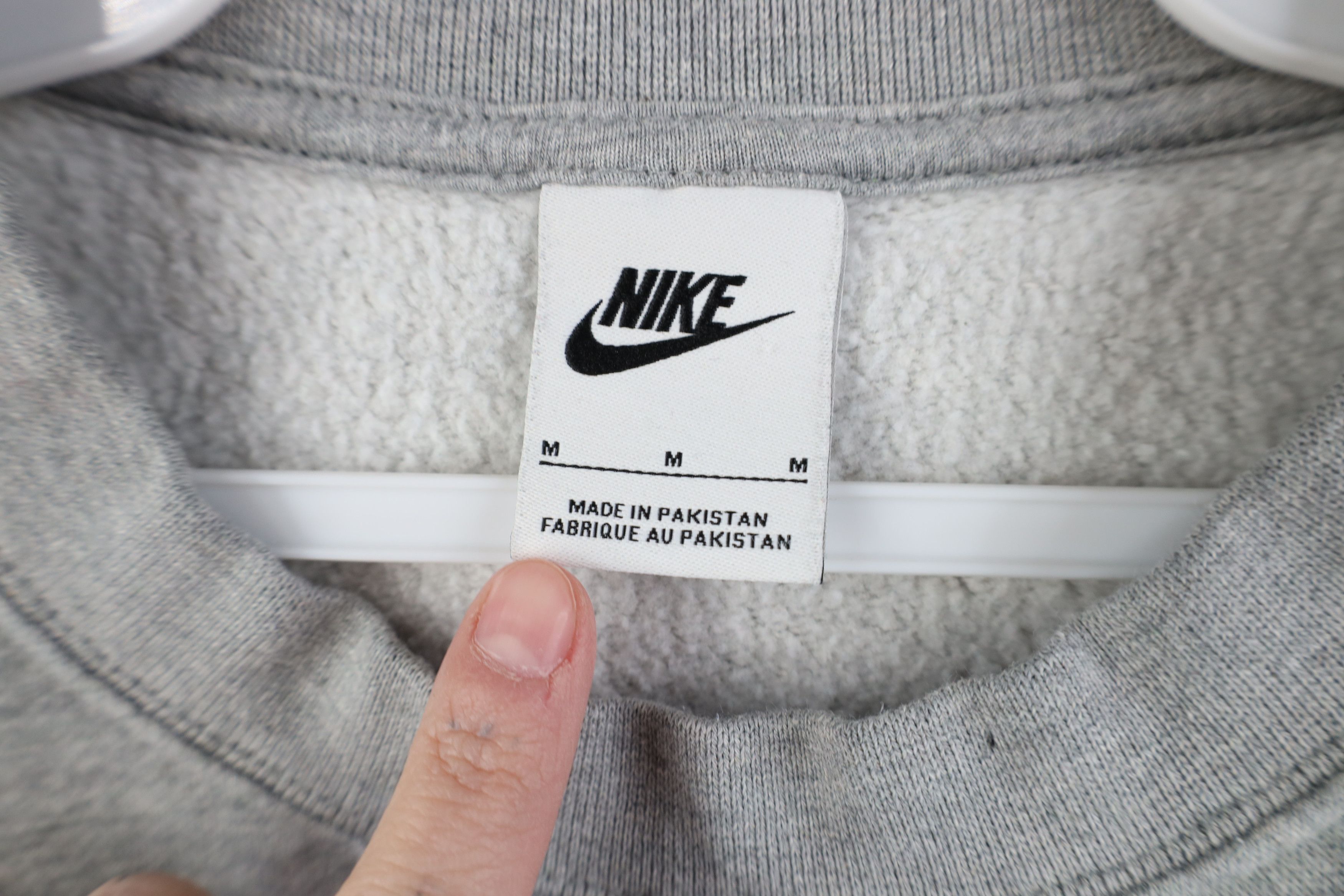 Nike Vintage Y2K Nike Center Swoosh Cropped Oversized Sweatshirt Size M / US 6-8 / IT 42-44 - 6 Thumbnail