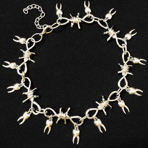 Other Chunky Tooth Choker Necklace Size ONE SIZE - 2 Thumbnail