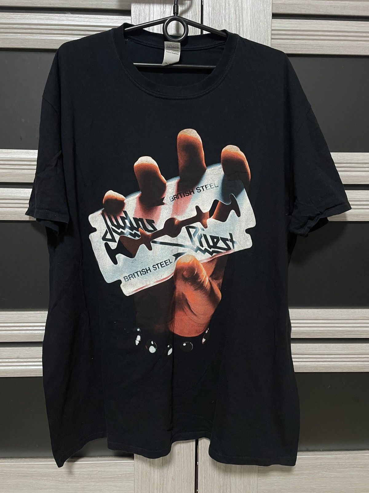 Band Tees Judas Priest Band British Steel T Shirt Tee Vintage 00s Size US XXL / EU 58 / 5 - 1 Thumbnail