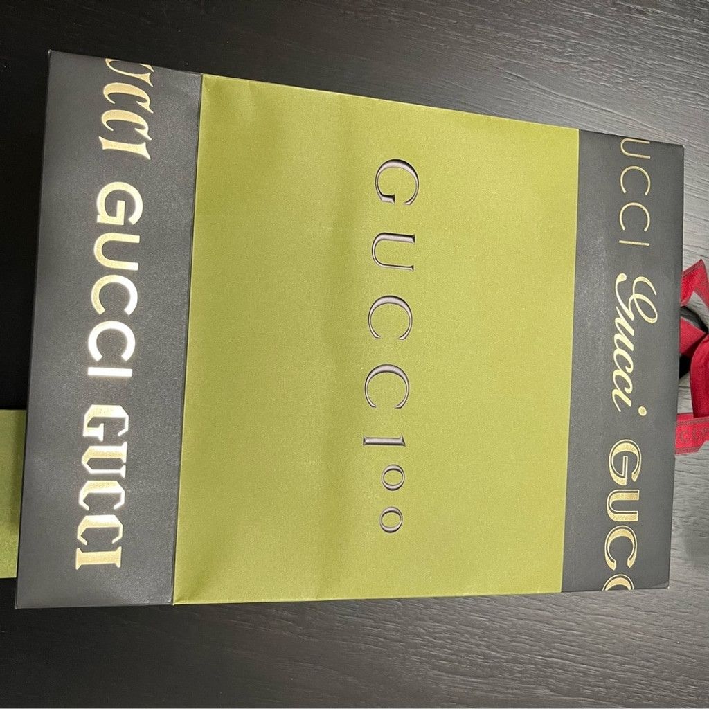 Gucci Gucci Green and Black Special 100 Anniversary Shopping Bag Size ONE SIZE - 5 Thumbnail