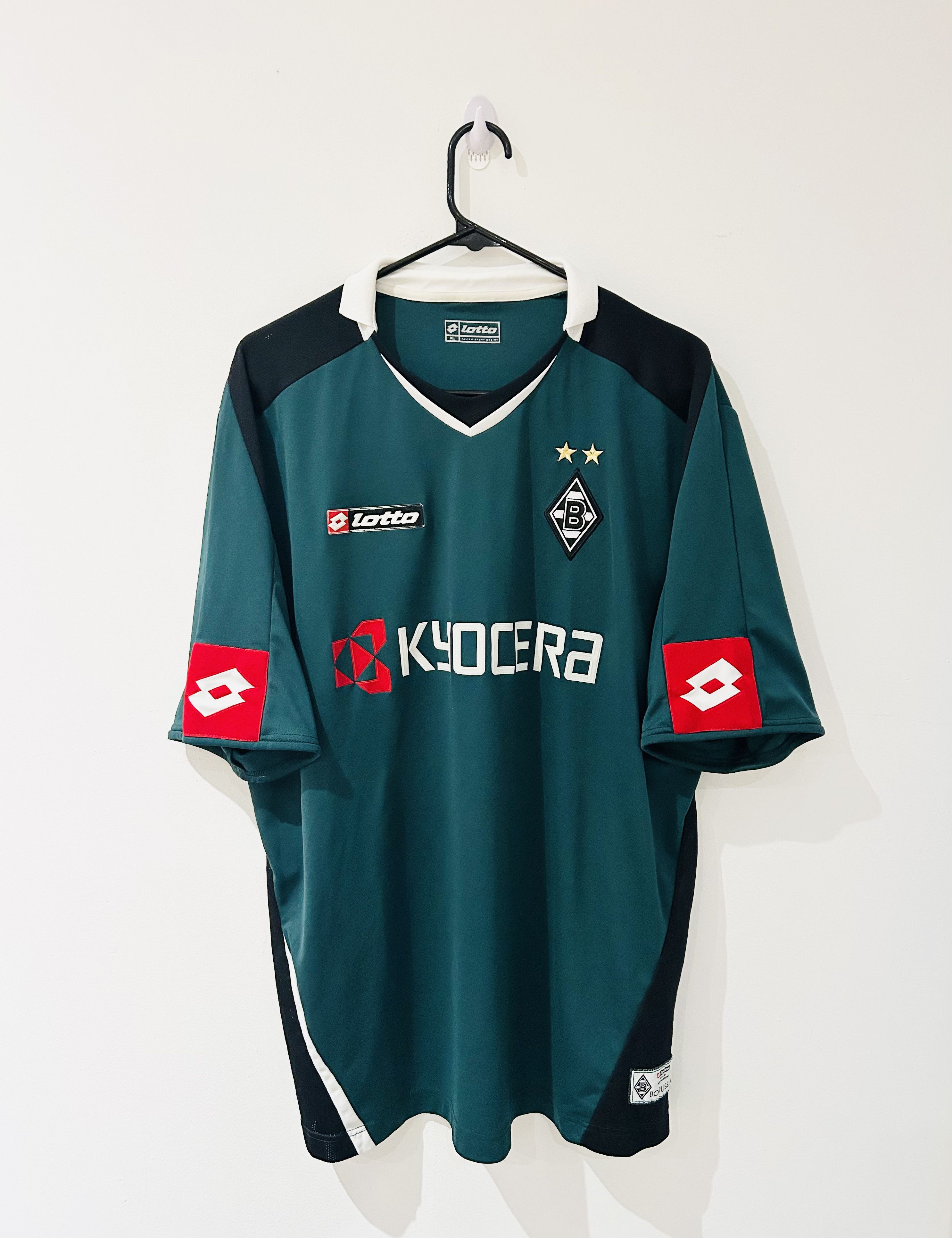 Maillot Borussia Mönchengladbach Lotto 2003/04 N°17 Skoubo XL - Occasion