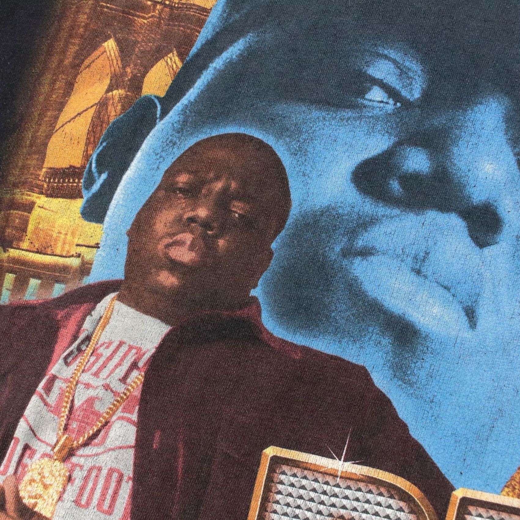 Vintage VINTAGE Notorious BIG Big Poppa BK All Day t-shirt SMALL rap tee 90s Gemrock Mens Size US S / EU 44-46 / 1 - 3 Thumbnail