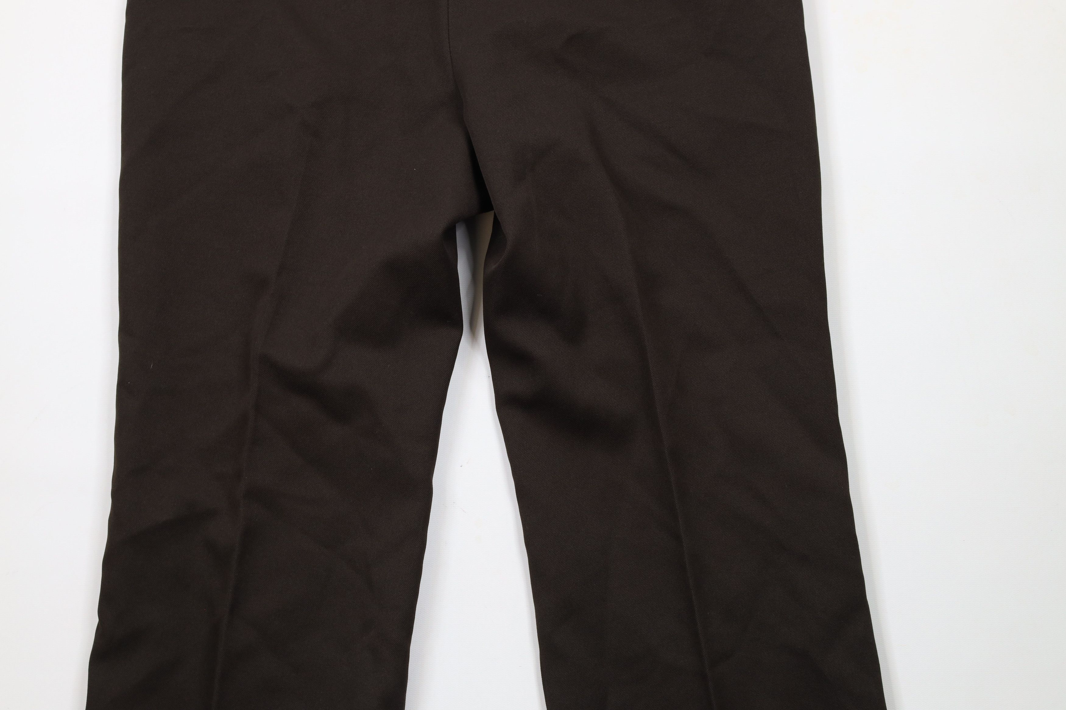 Vintage Vintage 70s Streetwear Flared Wide Leg Chino Pants Brown USA Size US 34 / EU 50 - 11 Thumbnail
