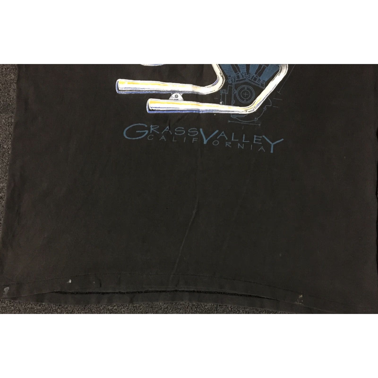 Vintage Vtg 80s Bub Enterprises Pipes For Bikes Faded Tank Top L XL Single Stitch Grunge Biker T-Shirt Men Black Comfort Fit 90s USA Harley Distressed Size US L / EU 52-54 / 3 - 5 Thumbnail