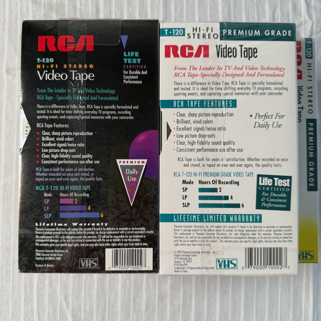 Designer Lot of 11 VTG RCA T-120 HiFi VHS Tape Sealed Blank Cassettes Size ONE SIZE - 3 Thumbnail