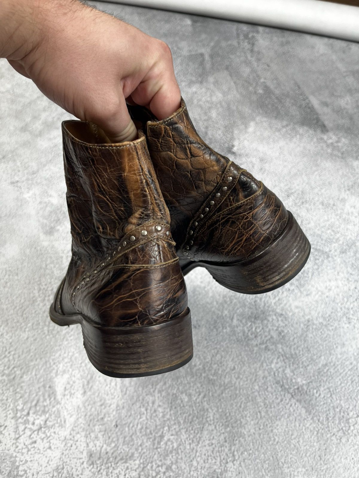 Vintage Leather boots avant garde style vintage size 41 Size US 8 / EU 41 - 8 Thumbnail