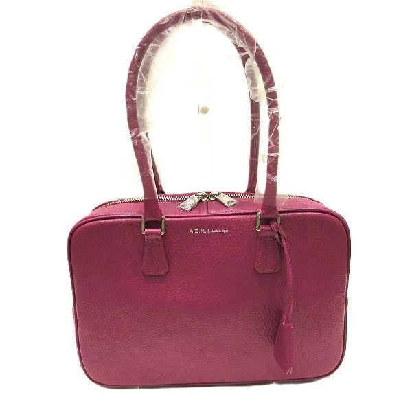 Other Other ADMJ Leather Purple Handbag for Women Leather Handbag in Pristine Condition Size ONE SIZE - 1 Thumbnail