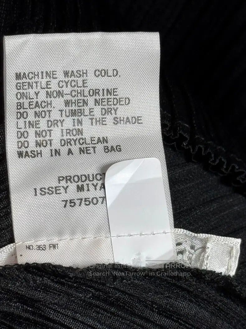 Issey Miyake Issey Miyake Twill Kelp Top Size L / US 10 / IT 46 - 4 Thumbnail