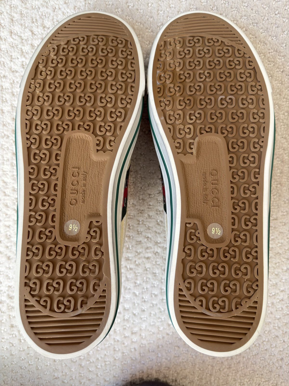 Gucci [BNIB] Gucci Tennis 1977 Sneakers - Off-White/Beige - US 9.5 Size US 9.5 / EU 42-43 - 3 Thumbnail