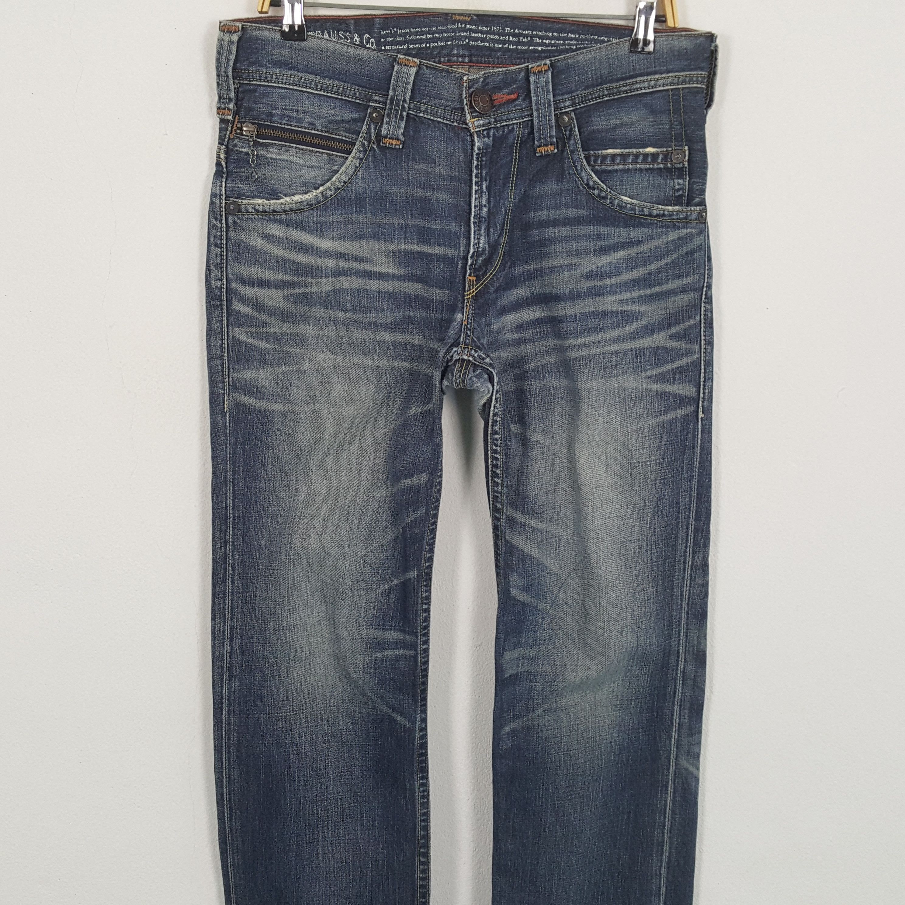 Levi's × Vintage Vintage LEVI'S American Kurt Cobain Distressed Style Jeans Size US 33 - 5 Thumbnail